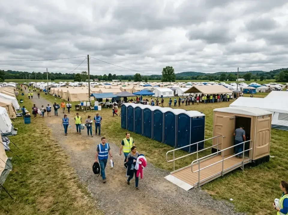 disaster-relief-camp-restrooms-010 — frequently asked questions, Dumpster & Portable Bathrooms Rental in Frontenac, MO